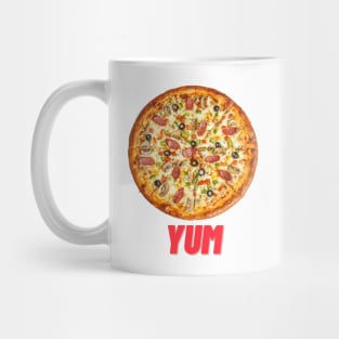 Yum Pizza Design Mug